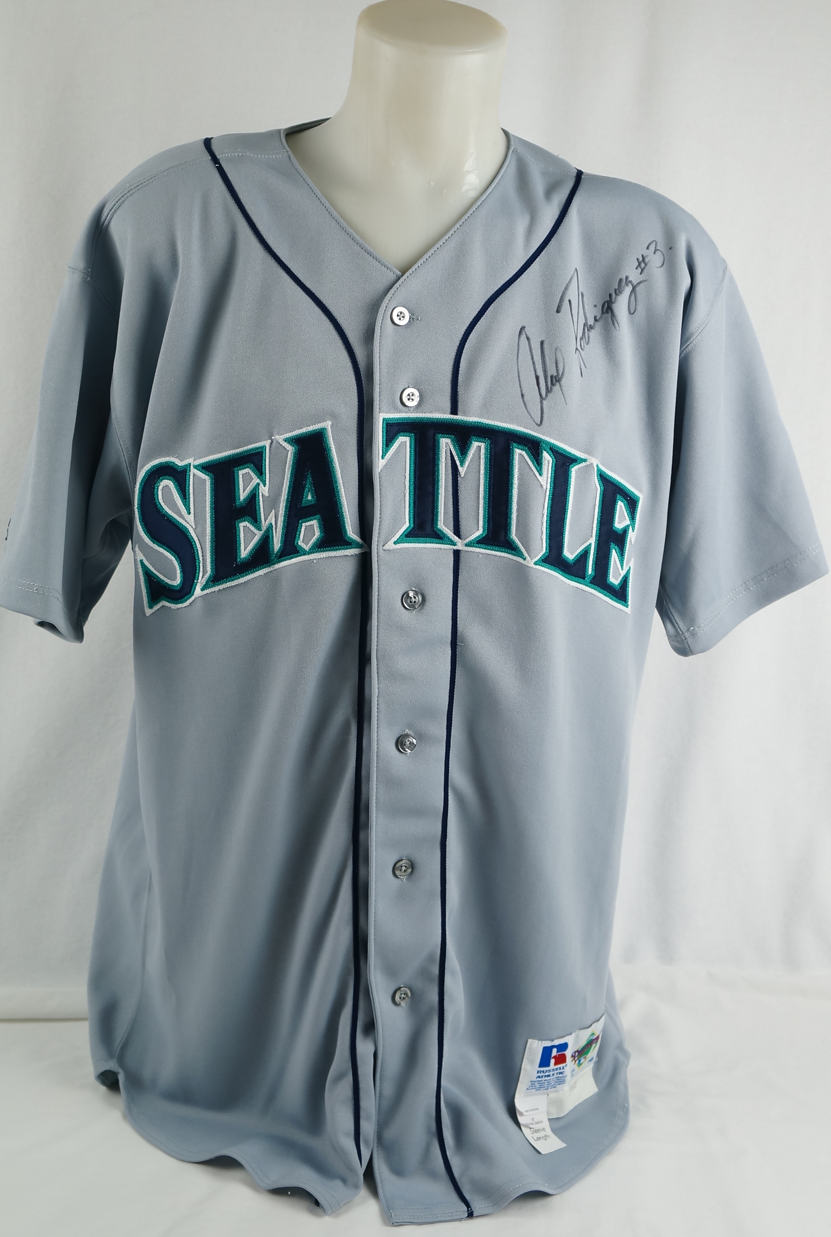 Alex Rodriguez Signed Game-Used Mariners Jersey Inscribed Game