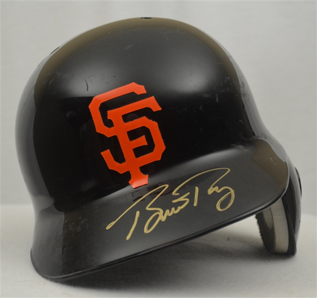 Buster Posey Attributed 2012 San Francisco Giants Professional Model Batting Helmet & MLB Authentication
