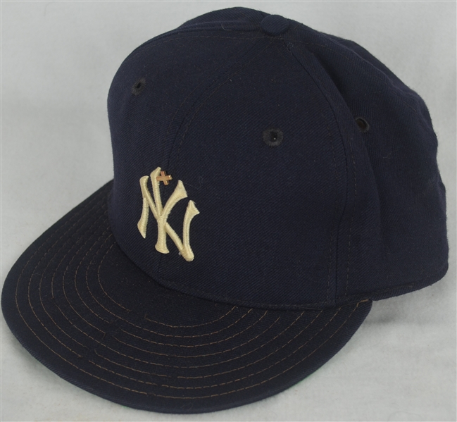 Billy Martin c. 1975-79 New York Yankees Game Used Hat w/Dave Miedema LOA