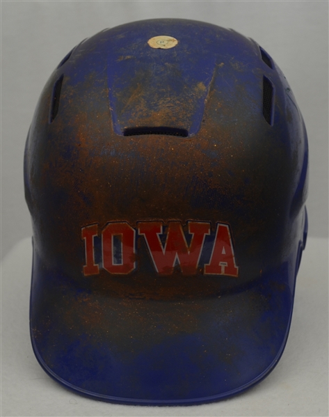 Javier Baez Attributed 2015 Iowa Cubs Professional Model Batting Helmet