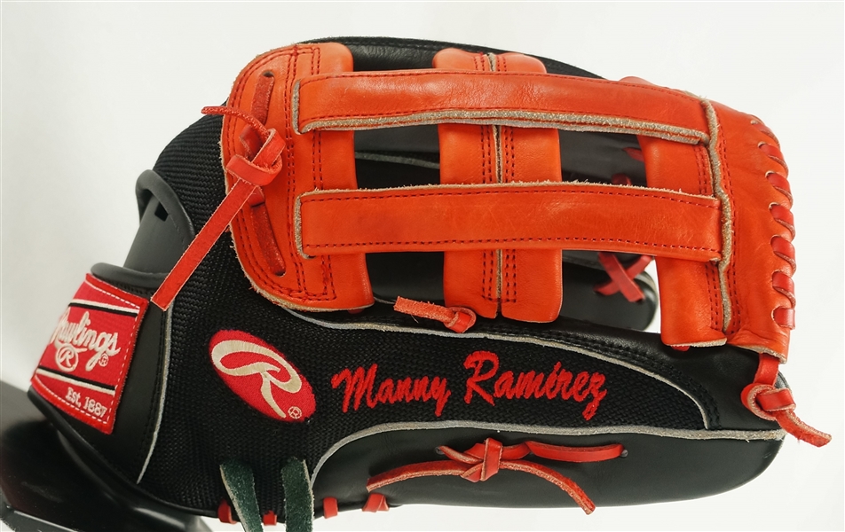 Manny Ramirez Boston Red Sox Rawlings Professional Model Fielding Glove