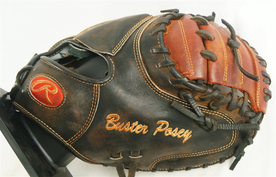 Buster Posey 2015 San Francisco Giants Rawlings Professional Model Catchers Mitt