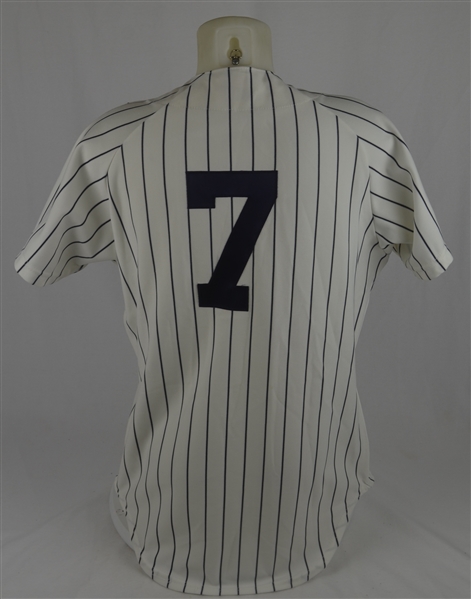 New York Yankees Mickey Mantle #7 c. 1974-78 Jersey Professional Model Jersey w/No Use