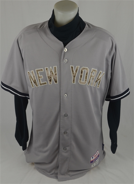 Ichiro Suzuki 2014 New York Yankees Memorial Day Game Used Jersey w/Dave Miedema LOA