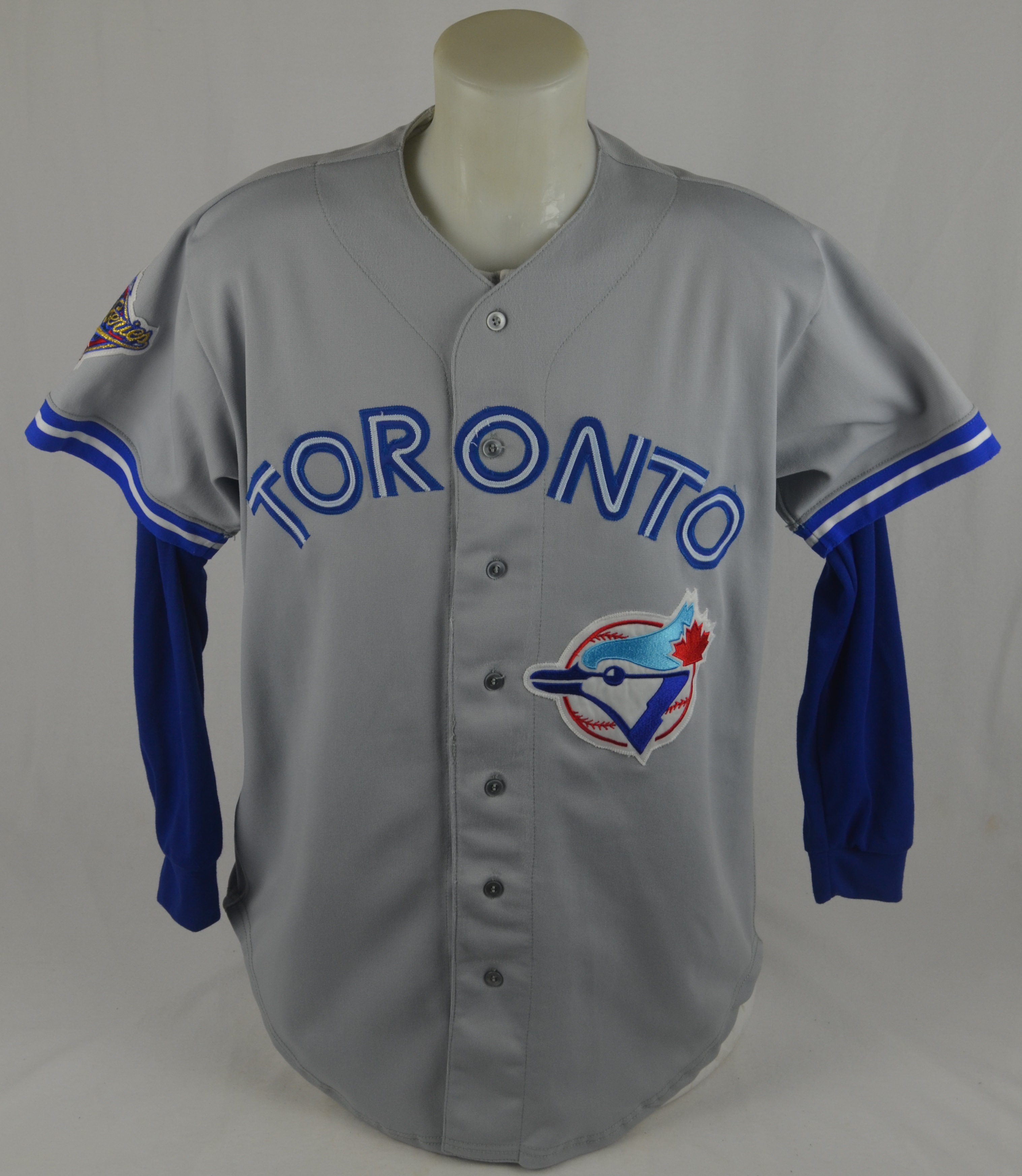 1993 Toronto Blue Jays Roberto Alomar Mitchell & Ness Blue Baseball Jersey Blue / Medium