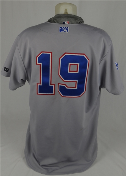 Kris Bryant 2014 Iowa Cubs #19 Game Used Jersey w/Dave Miedema LOA