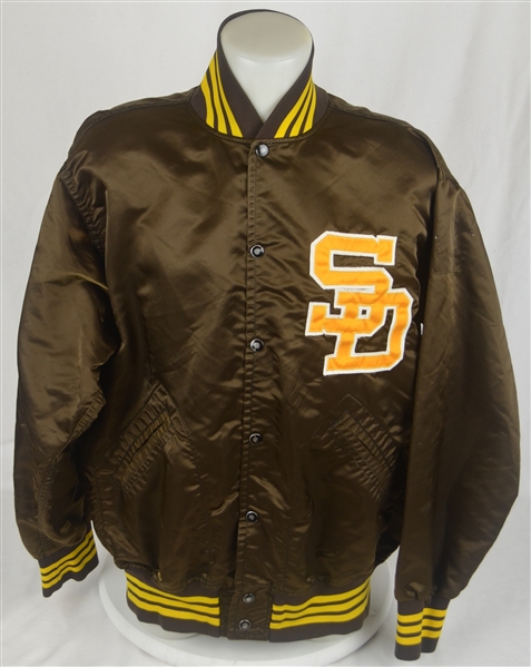 San Diego Padres c. 1974-78 Game Used Dugout Jacket w/Dave Miedema LOA