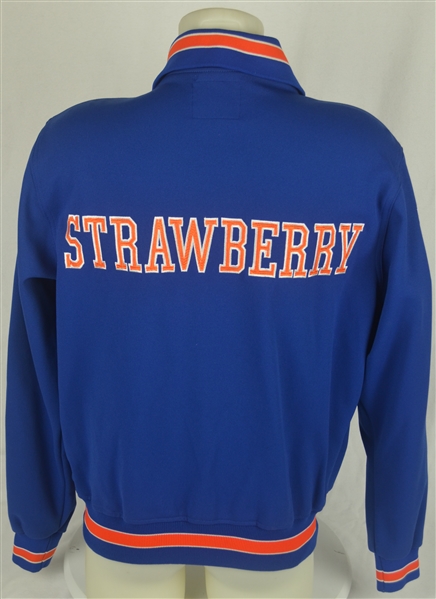 Darryl Strawberry c. Late 1980s New York Mets Game Used Dugout Jacket w/Dave Miedema LOA