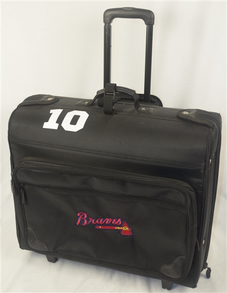 Chipper Jones Atlanta Braves Personal Traveling Garment Bag