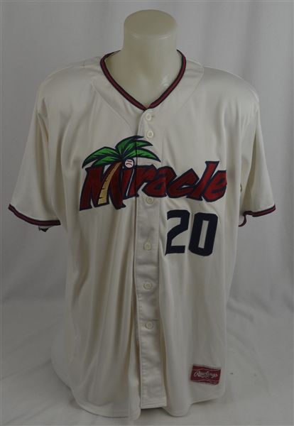 Max Kepler #20 Ft. Myers Miracle Professional Model Jersey w/Medium Use & Team LOA