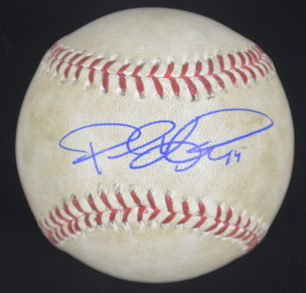 Paul Konerko Autographed Cellular Field Game Used 2014 Final Season Baseball 