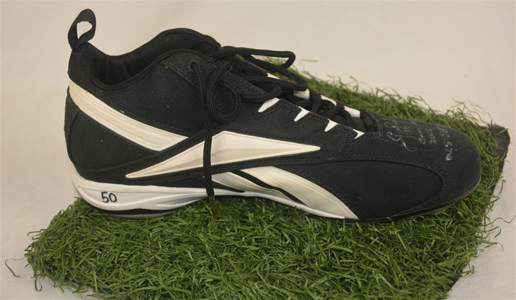 Grant Balfour Game Used Autographed  Cleat & 2008 World Series Game Used Turf Square