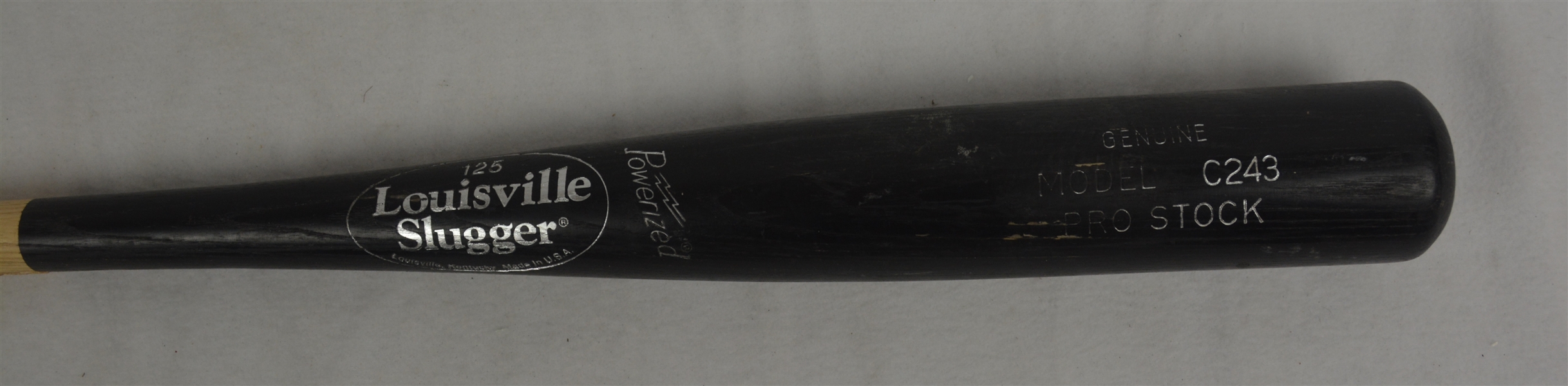 Mike Zunino Autographed Black & Blonde Louisville Slugger Professional Model Bat 