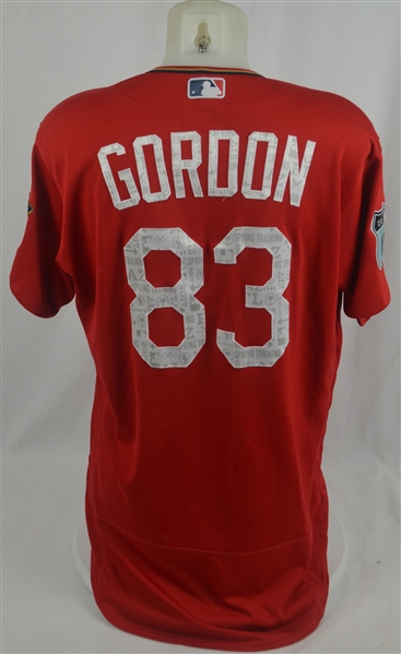 Nick Gordon 2016 Minnesota Twins Game Used Spring Training Jersey w/Light Use & MLB Authentication