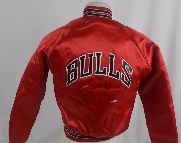 Michael Jordan Autographed Chicago Bulls Jacket UDA