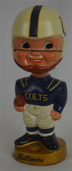 Baltimore Colts Vintage 1960s NFL Bobblehead Nodder