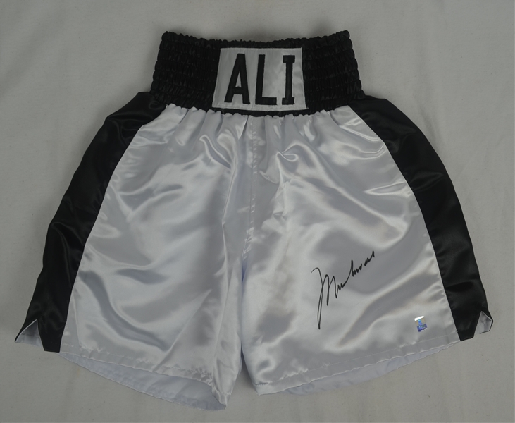 Muhammad Ali Autographed Boxing Trunks Ali Authenticated 