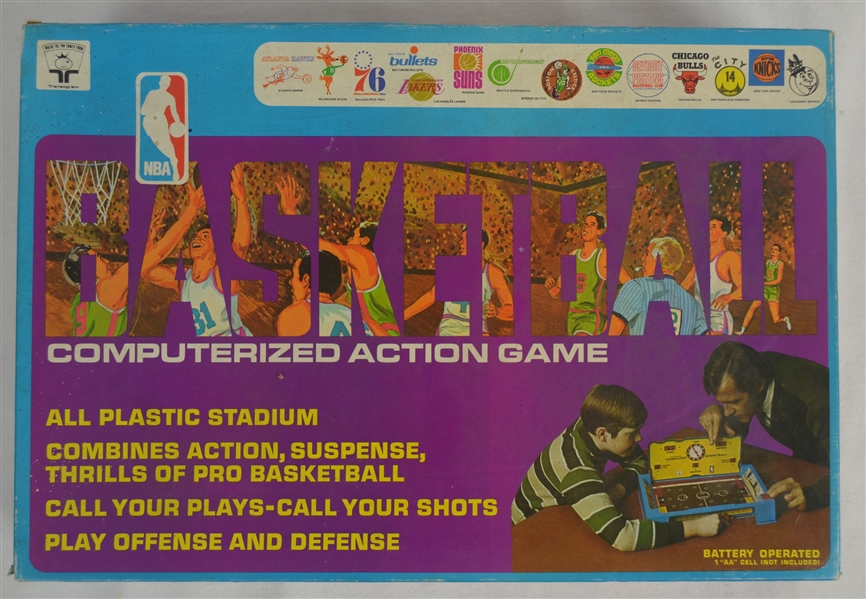 Vintage 1970 Basketball Computerized Action Game by Transogram