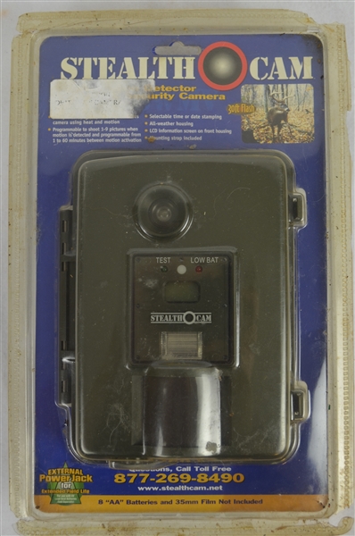 Vintage Stealth Cam 35mm Motion Detector in Original Packaging