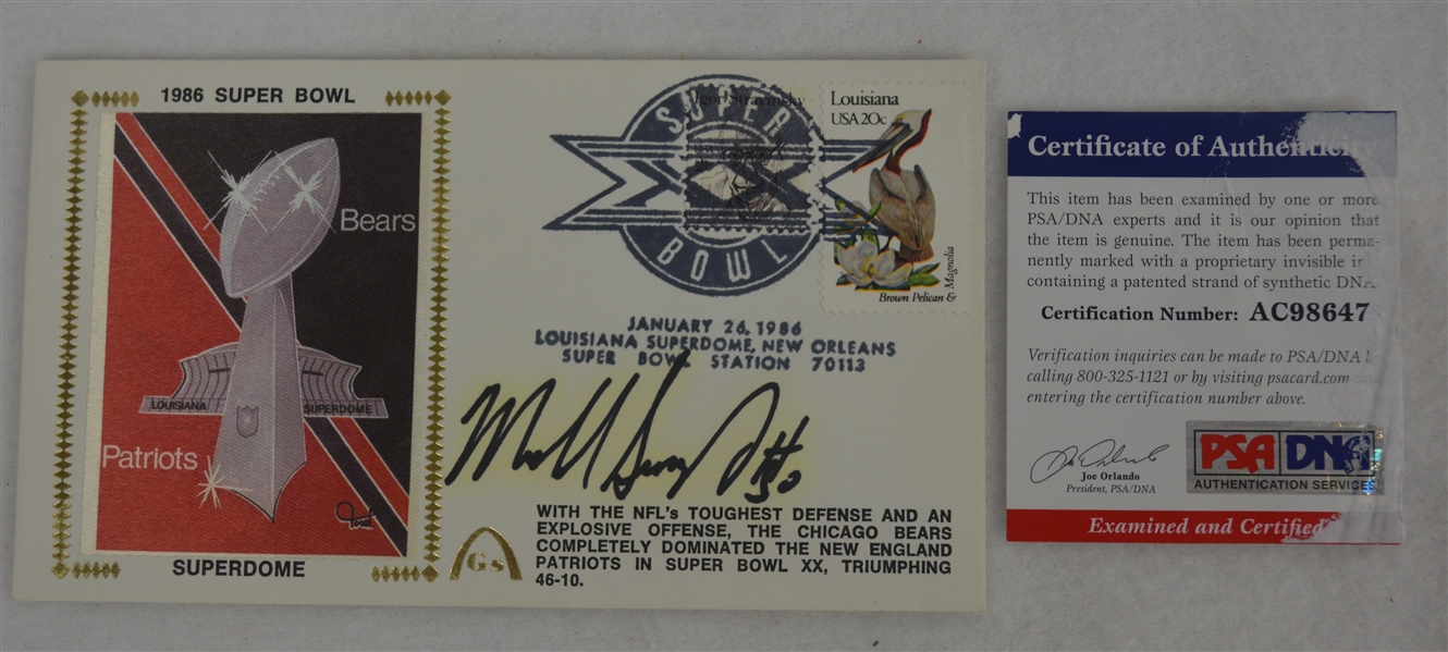 Mike Singletary Autographed First Day Cover PSA/DNA