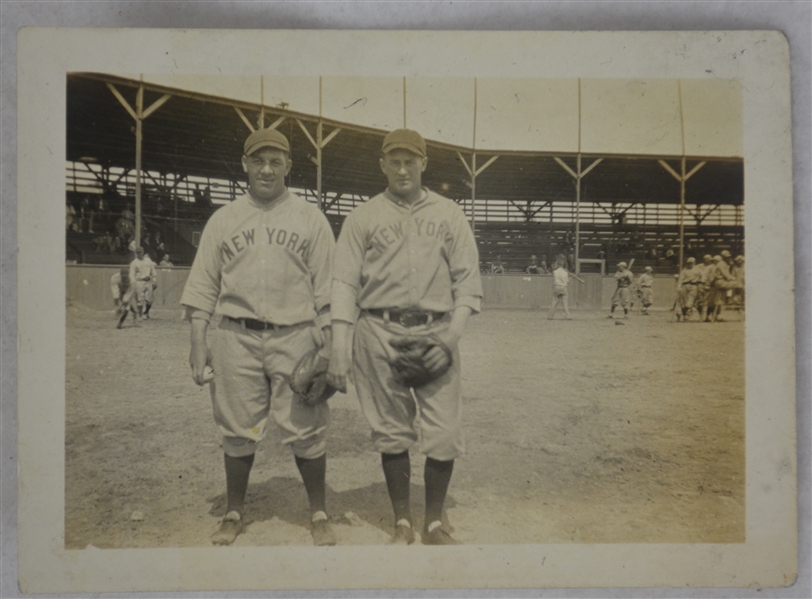 Urban Shocker & Pat Collins New York Yankees 1926 Vintage Original Type I Photograph 