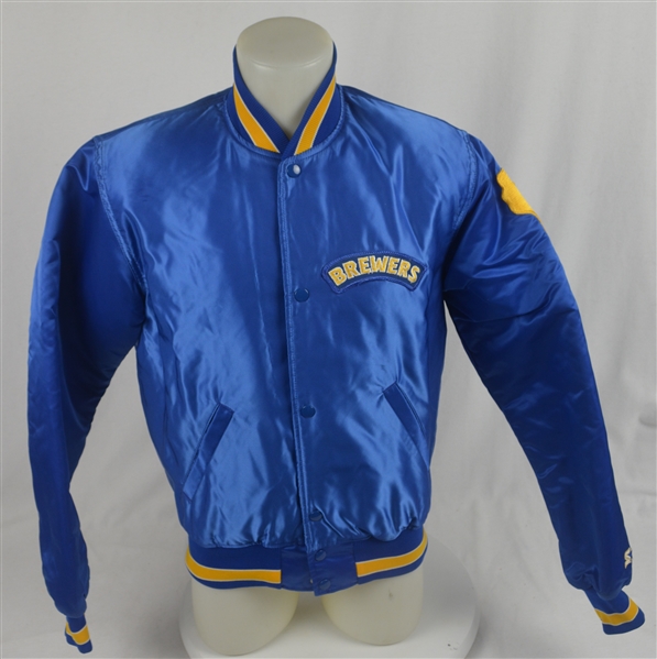 Milwaukee Brewers c. 1980s Bat Boy Dugout Jacket w/Light Use