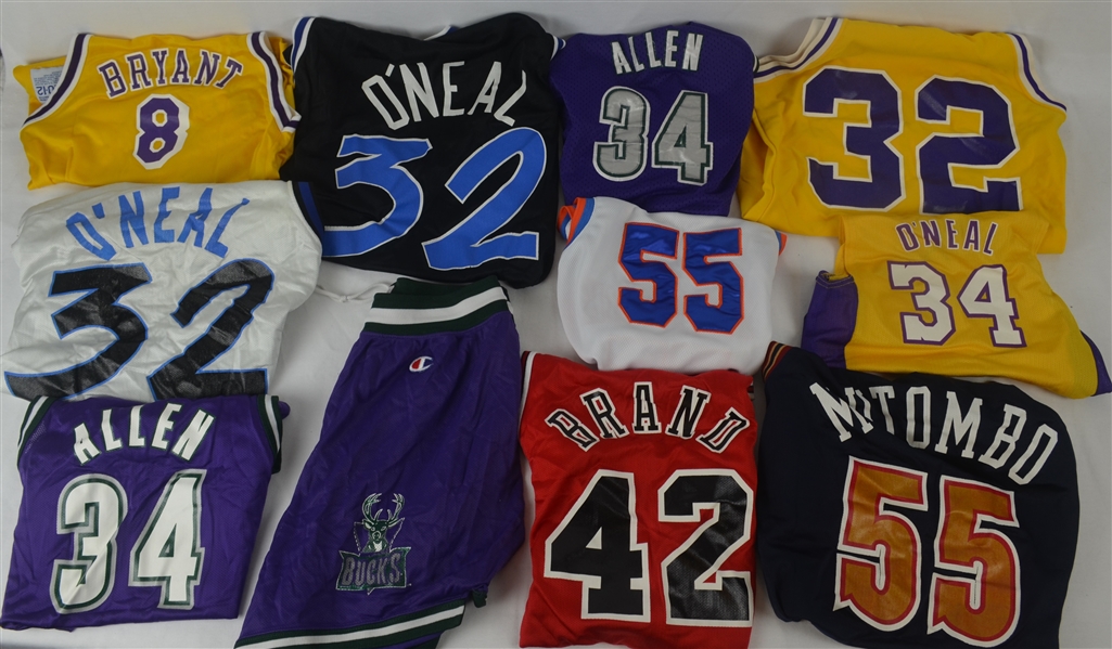 Lot Detail - NBA Collection of 16 Jerseys