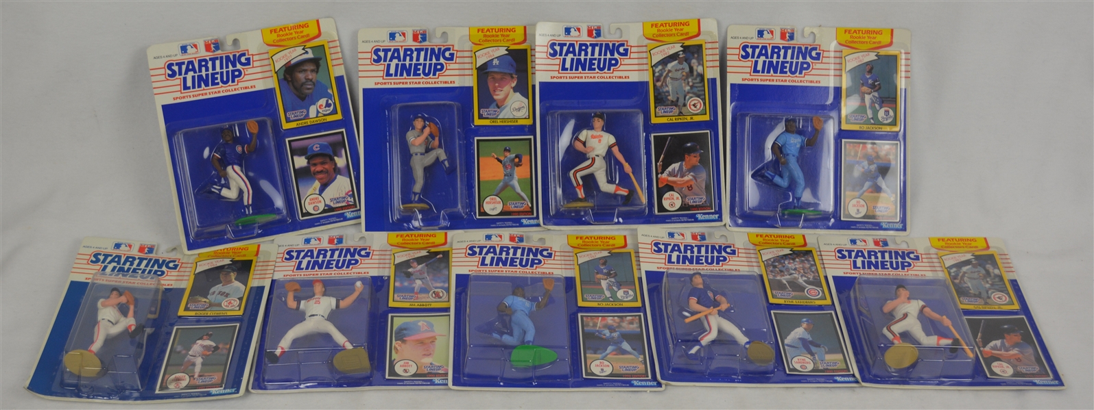MLB 1990 Starting Line-Up Collection w/Rookie Collectors Cards