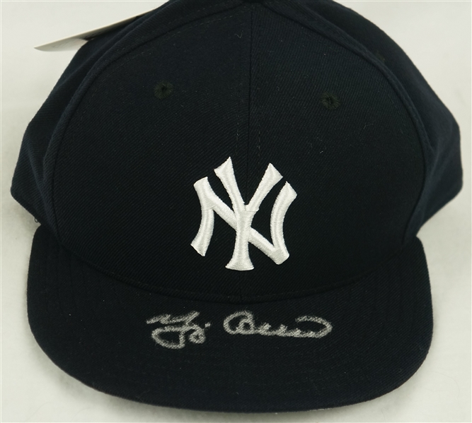 Yogi Berra Autographed New York Yankees Hat