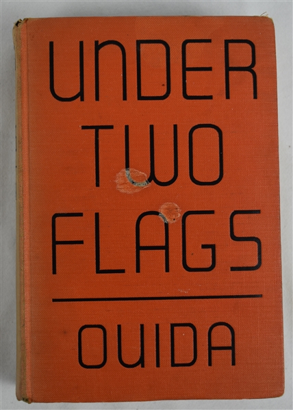 Under Two Flags Hard Cover Book Signed by Claudette Colbert & Ronald Coleman