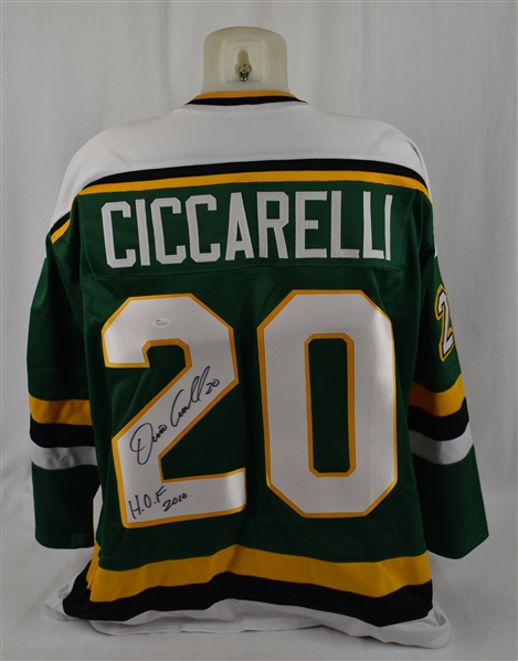 Dino Ciccarelli Minnesota North Stars Autographed Jersey