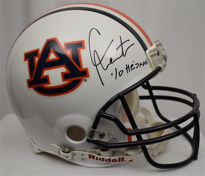 Cam Newton Autographed & Inscribed Full Size Authentic Auburn Tigers Helmet 