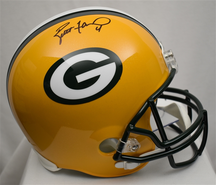 Brett Favre Green Bay Packers Autographed Full Size Helmet