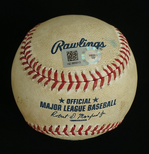 Shane Victorino 2015 Final Season Game Used Baseball 