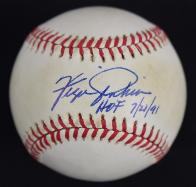 Ferguson Jenkins Autographed & Inscribed Offical Pacific Coast League Baseball