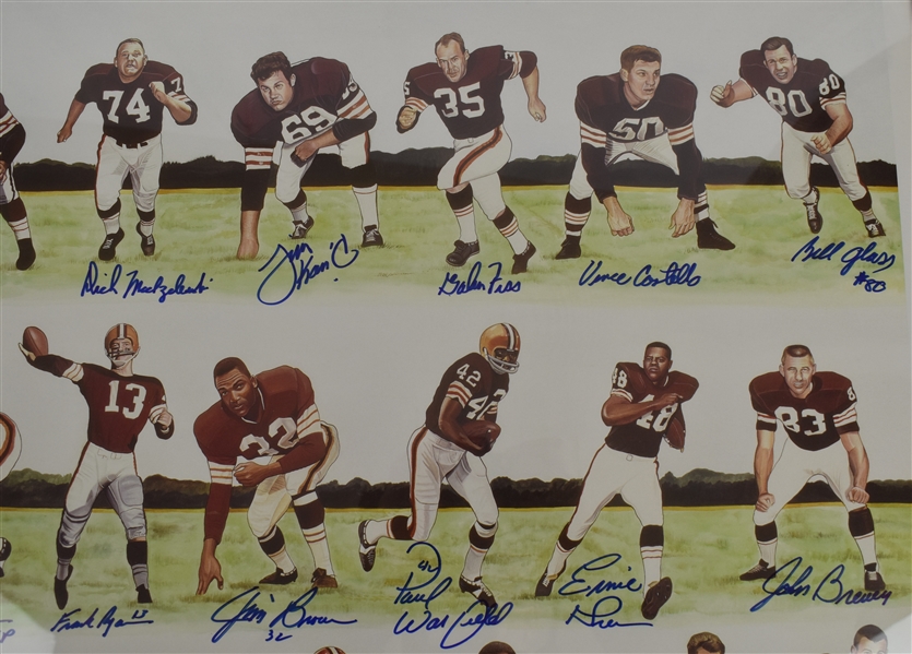 Lot Detail - Cleveland Browns 1964 NFL Championship Team Signed ...