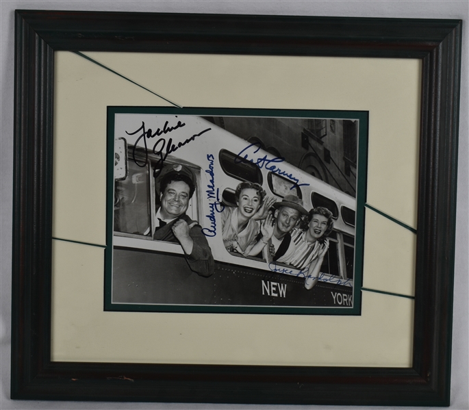 The Honeymooners Cast Signed Framed 8x10 Photo