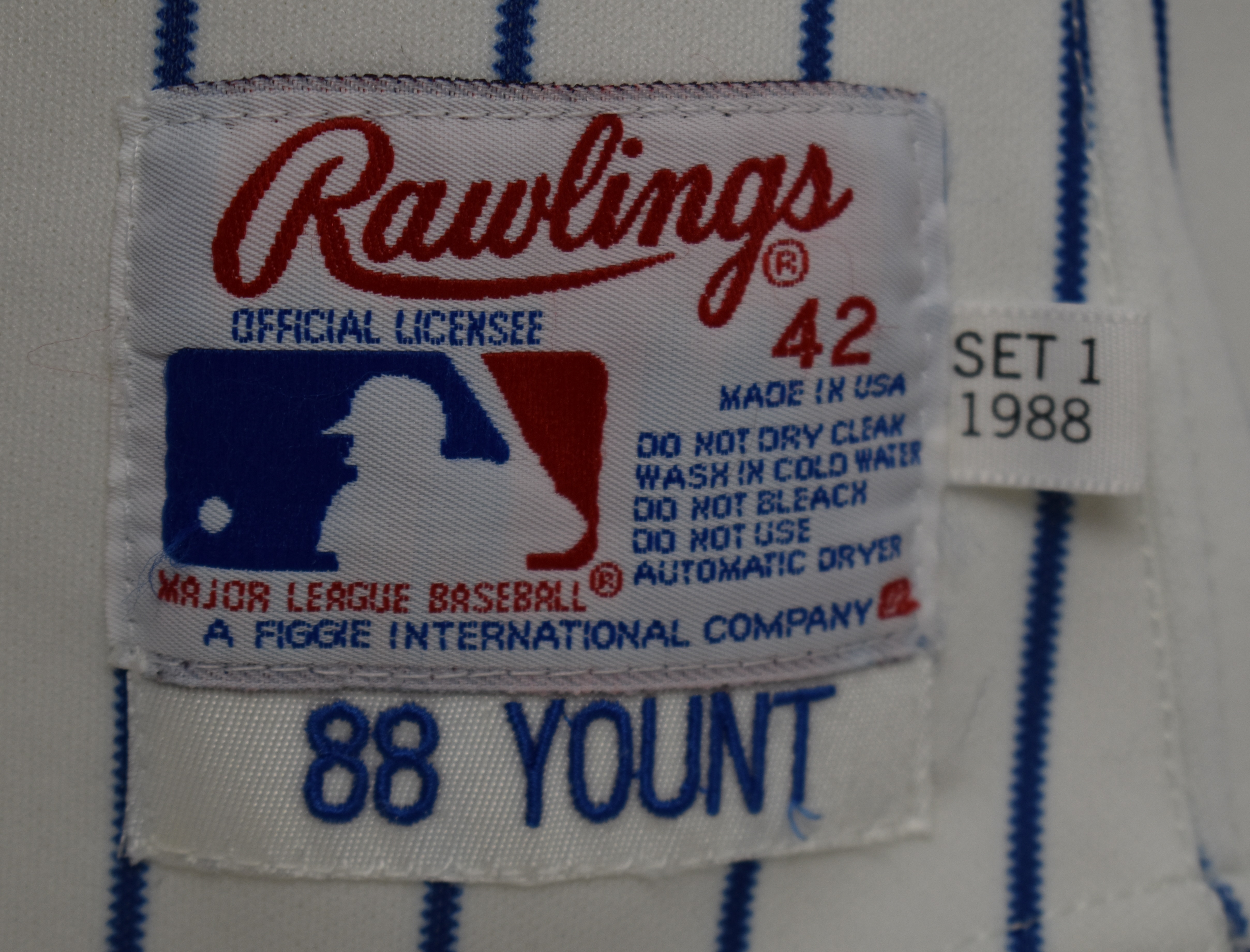 Lot Detail - 1988 Robin Yount Game Used Milwaukee Brewers Home Jersey  (Sports Investors Authentication)