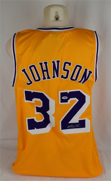 Magic Johnson Autographed Los Angles Lakers Jersey