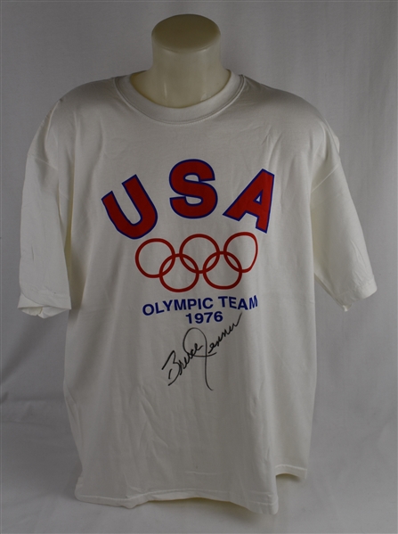 Bruce Jenner Autographed 1976 US Olympic Team Shirt