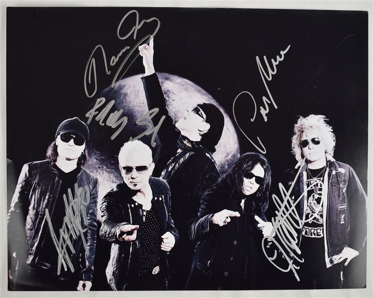 Scorpions Autographed 11x14 Group Signed Photo