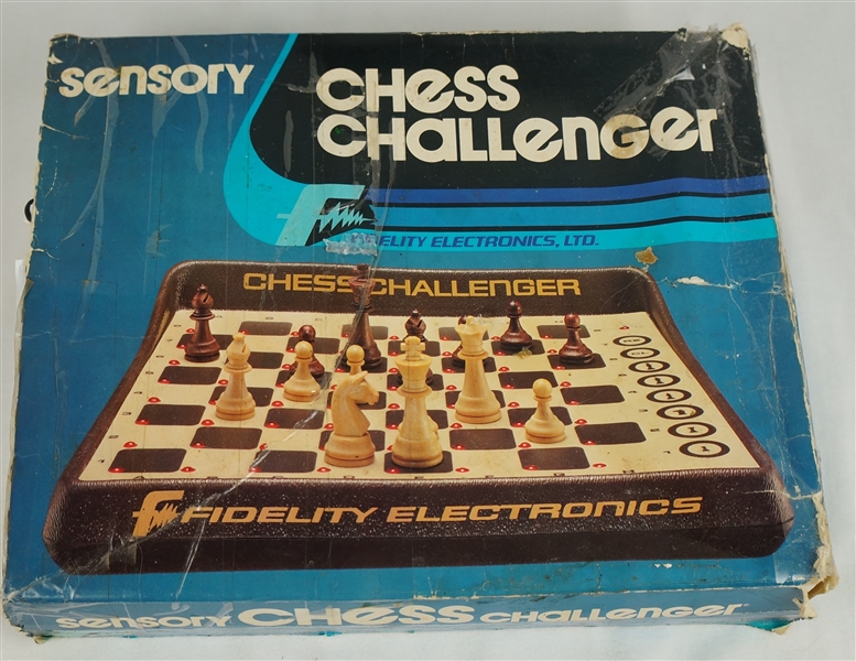 Vintage 1982 Sensory Chess Challenger by Fidelity Electronics