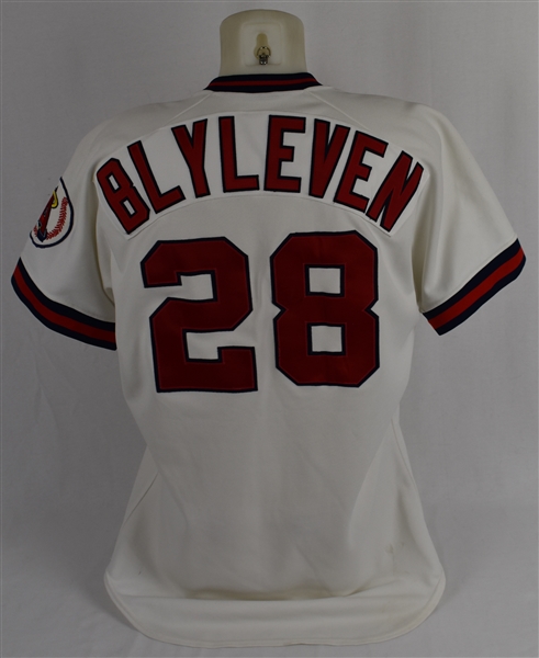 Bert Blyleven 1989 California Angels Game Used Jersey w/Dave Miedema LOA