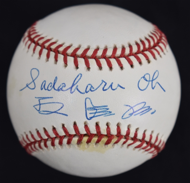 Sadaharu Oh Autographed Baseball