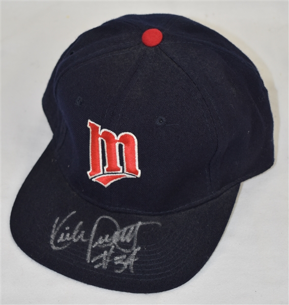 Kirby Puckett Autographed Minnesota Twins Hat