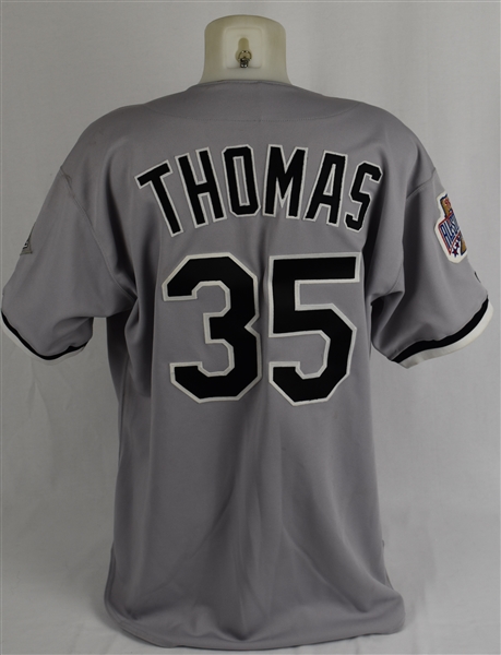 Frank Thomas 1996 Chicago White Sox All Star Game Issued Jersey w/Dave Miedema LOA
