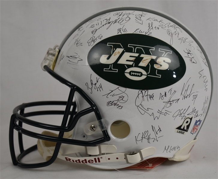 New York Jets 2004 Autographed Full Size Riddell Helmet 