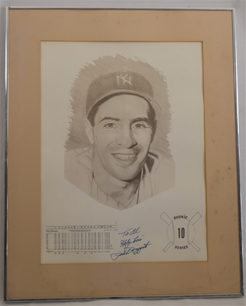 Phil Rizzuto Autographed "Rookie Series" Framed Display