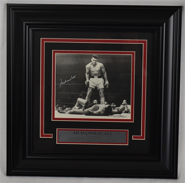 Muhammad Ali Autographed & Framed Limited Edition Photo