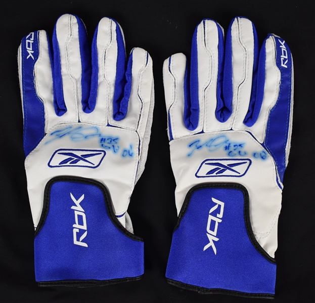 Elijah Dukes 2006 Professional Model Autographed Batting Gloves w/Medium Use